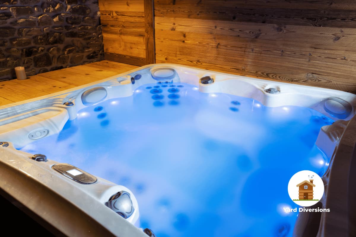 Running hot tub with no one in it leaving it unattended but ready for use