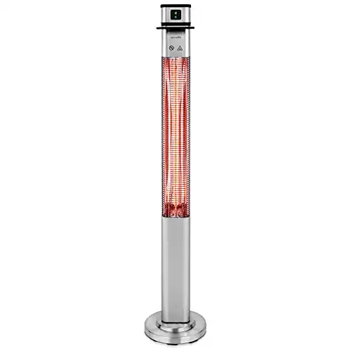 SereneLife Infrared Electric Patio Heater, 1500 W Portable