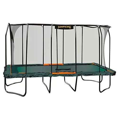 JumpKing Pro-Series Rectangular Trampoline 10' x 16' - No Other Trampoline Can Compete: Double The Springs