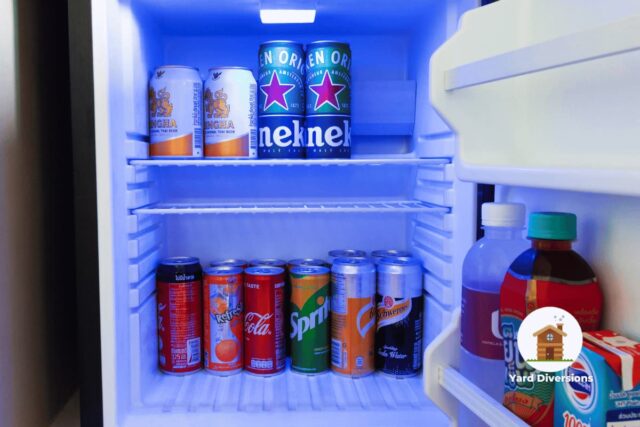 Mini fridge stocked with the essentials