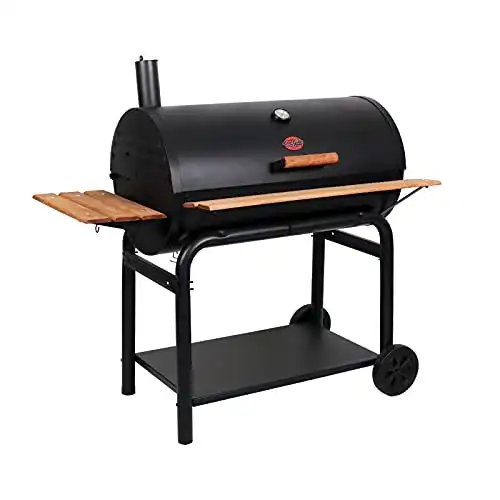 Char-Griller 2137 Outlaw Charcoal Grill, 950 Square Inch, Black