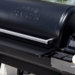 Traeger Ironwood XL Cooking food in the summer sun