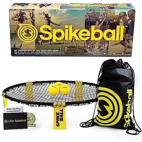 Spikeball Standard 3 Ball Kit - Game for The Backyard, Beach, Park, Indoors